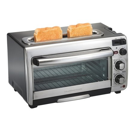 Hamilton Beach Metal Black/Silver 2 slot Convection Toaster Oven 12.05 in. H X 17.8 in. W X 10.24 in 31156